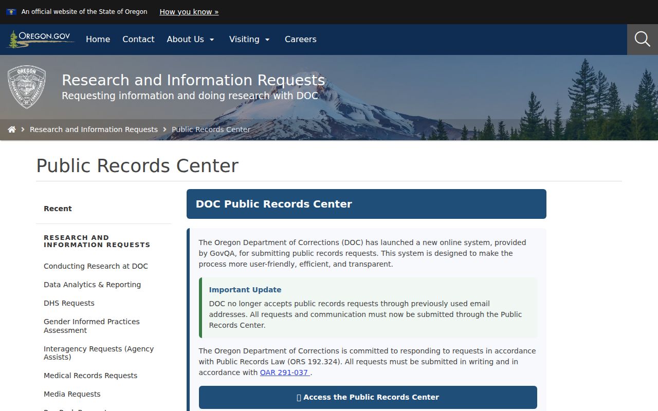 Umatilla County arrest follow-up through Oregon DOC public records