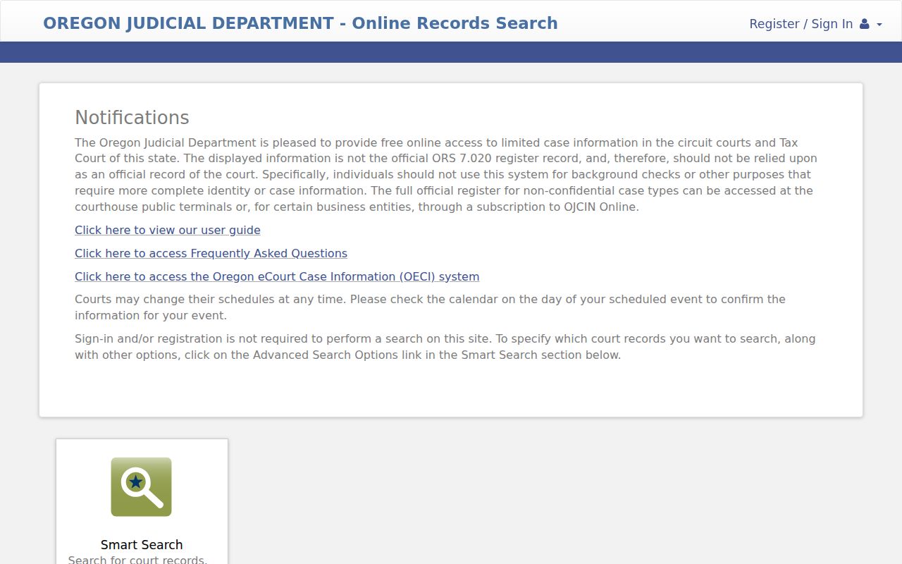 Umatilla County criminal court case Records and Calendar Search